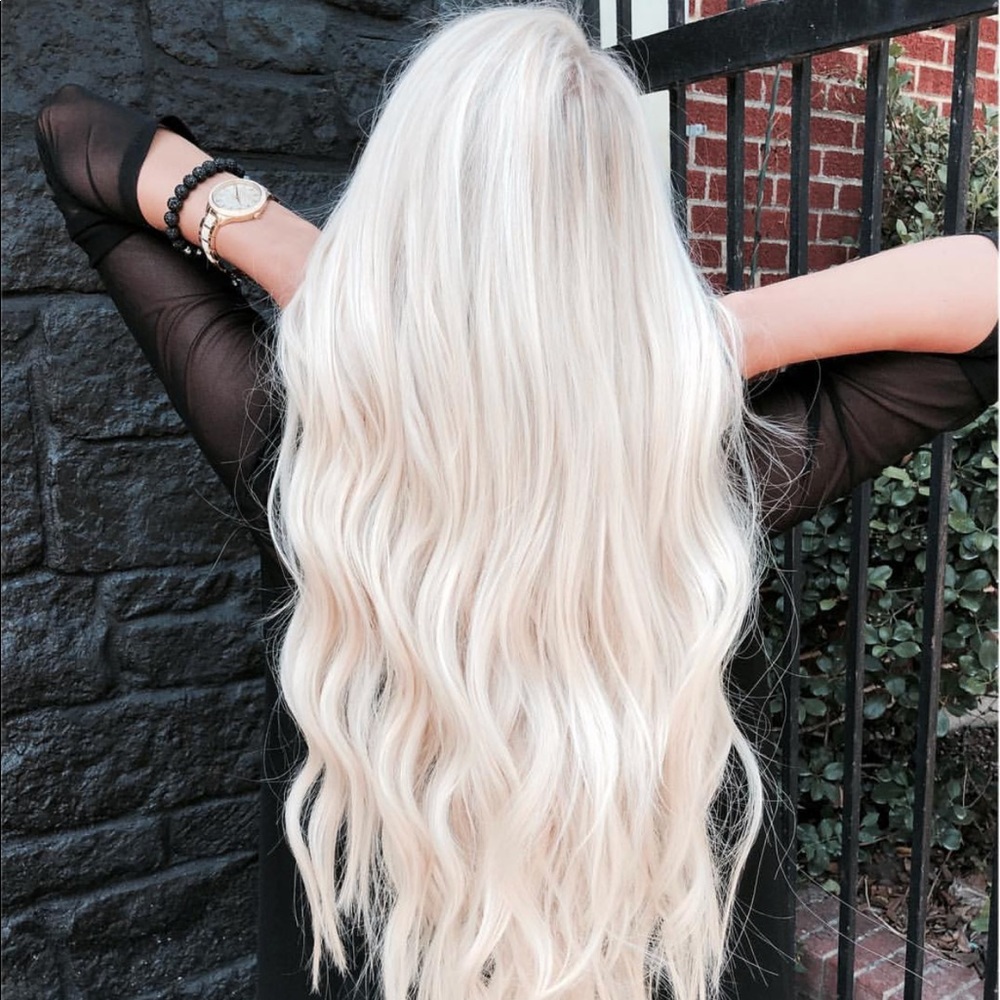 Mermaid hair extensions by Katy Rogers